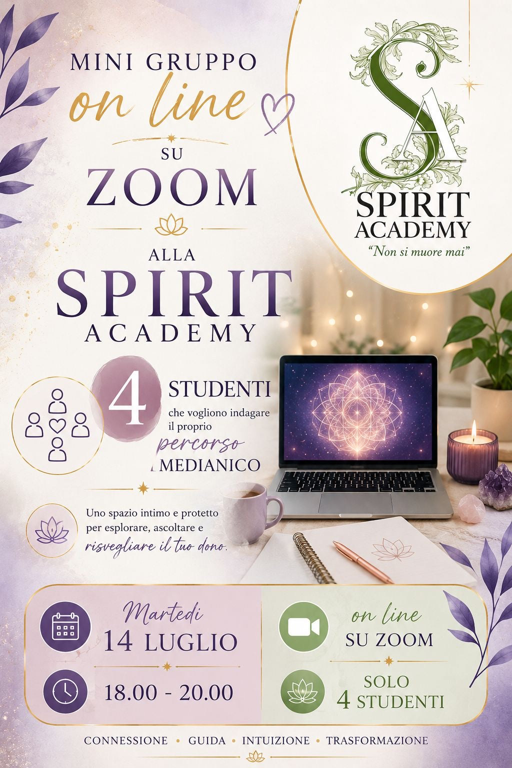 SPIRIT ACADEMY🪽 - mini gruppo online