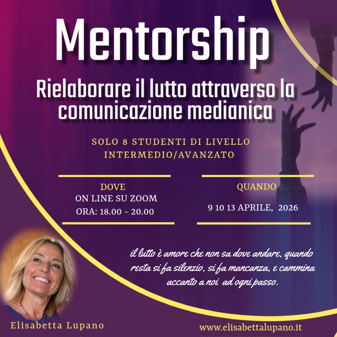 MENTORSHIP - Rielaborare il lutto attraverso la comunicazione medianica