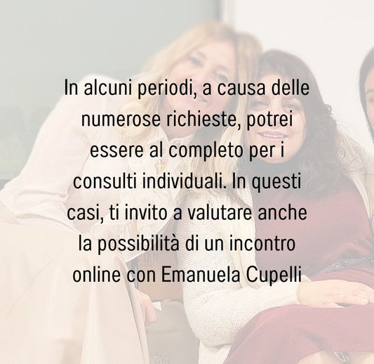 Consulti ONE TO ONE on-line - Emanuela -