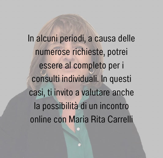 Consulti ONE TO ONE on-line - Maria Rita -